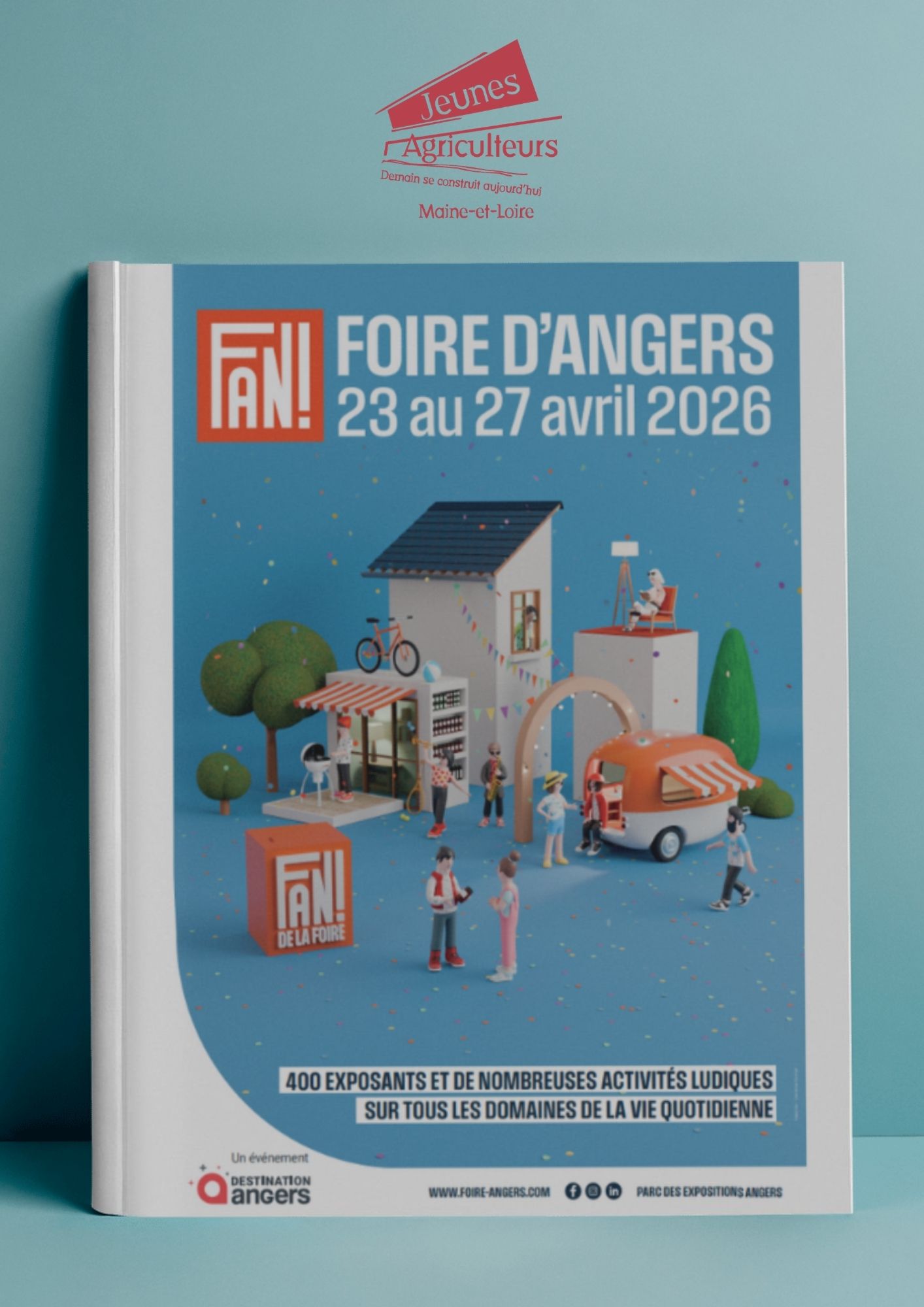 Foire d&rsquo;Angers 2026 : Retrouvez les Jeunes Agriculteurs du Maine-et-Loire